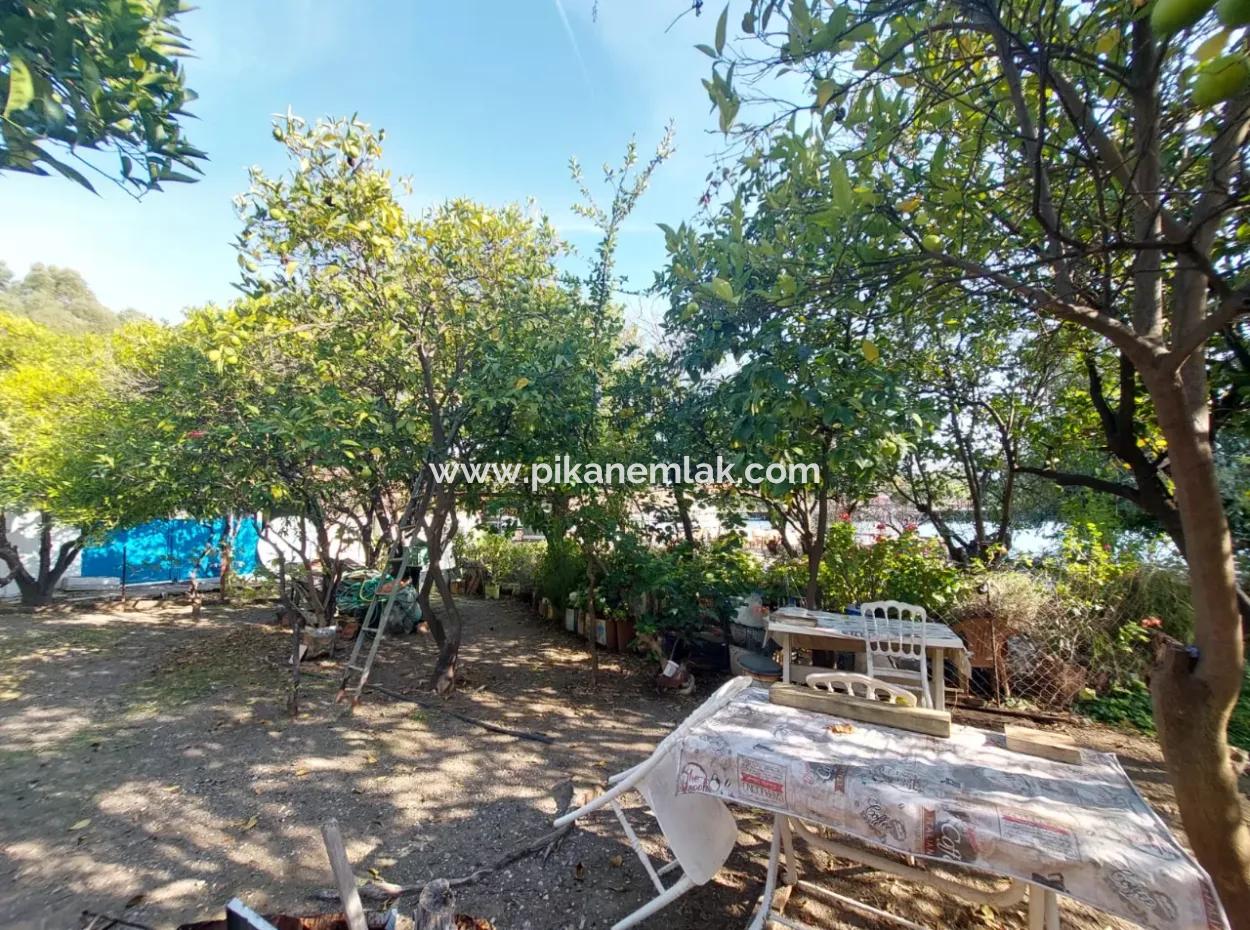 Köyceğiz Çandır Dalyan Kanalına Sıfır 865 M2 Ev Ve Restaurant  Satılık