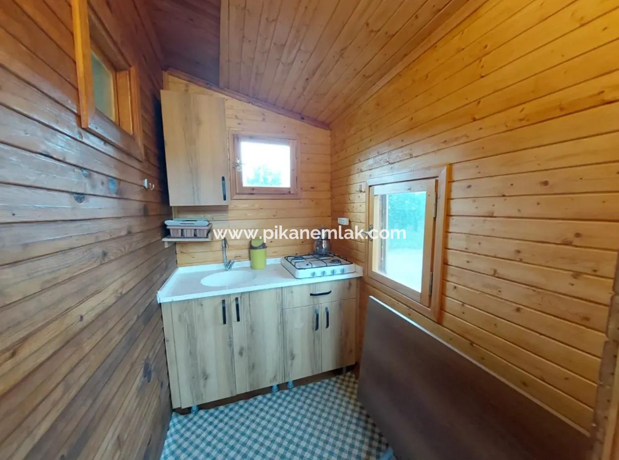 Muğla Ortaca Okçularda 1+1 Ahşap Bungalov Kiralık