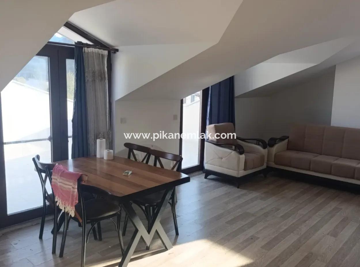 Ortaca Dalyanda Yüzme Havuzlu 80 M2, 2+1 Eşyalı Daire Kiralık