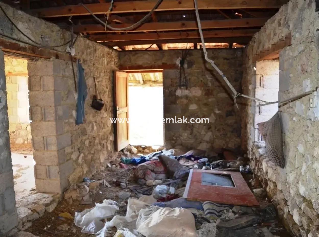 Çameli Gökçeyakada Satılık Veya Takas Taş Ev Ve Arazisi