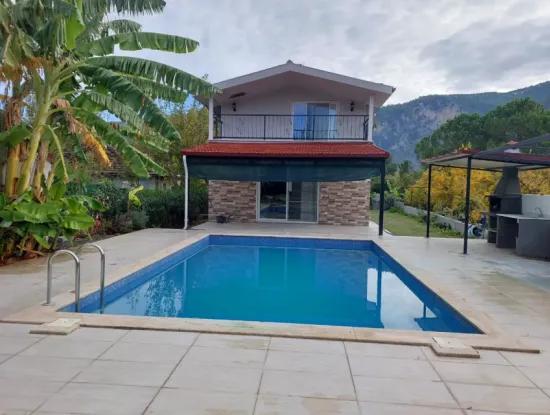 Muğla Dalyan Da 4+1 Müstakil Yüzme Havuzlu Lüks Villa Kiralık