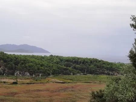 Muğla Sarıgermede Satılık Deniz Manzaralı Arsalar