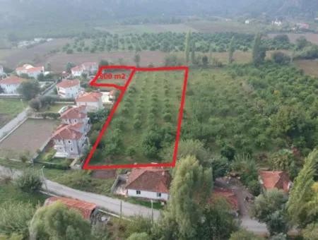 Ortaca Okçular Marmarlıda 500 M2 Arsa Satılık Veya Dalyandan Dükkan İle Takas