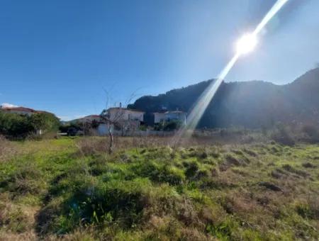 Ortaca Okçular Marmarlıda 500 M2 Arsa Satılık Veya Dalyandan Dükkan İle Takas