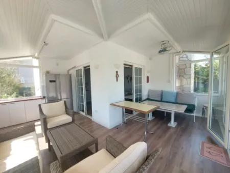 Dalyan’da  Müstakil Yüzme Havuzlu Eşyalı 3+1 Kış Balkonu Villa Kiralık